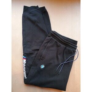 MEN'S PUMA BMW MOTORSPORTS SWEAT PANTS BLACK SIZE XXL